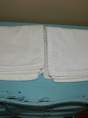 Crate and Barrel Relaxed Washed Organic Cotton Velvet 20"x20" Ivory Lot/2